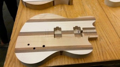 A guitar body, ready to become MY guitar.
