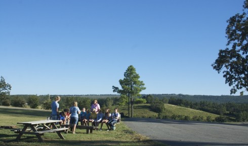 Our initial briefing on getting to the Heifer Ranch.