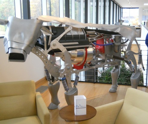 Novus' metaphorical metal cow.