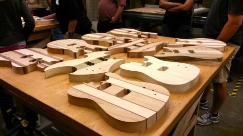 Guitar bodies.