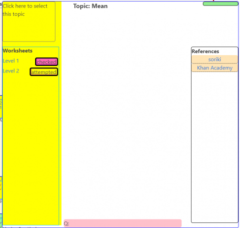 Expanded window for the topic "Mean".