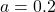  a = 0.2  