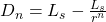  D_n = L_s - \frac{L_s}{r^n}  